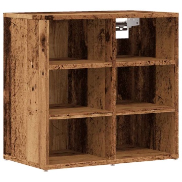 Dulap Pantofi lemn vechi 52x30x50 cm - Img 2