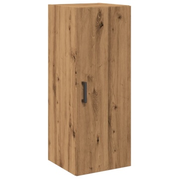 Dulap pe perete stejar artizanal, 34,5x34x90 cm, lemn prelucrat - Img 2