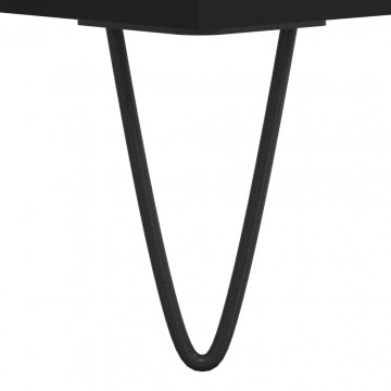 Dulap pentru discuri, negru, 74,5x38x48 cm, lemn prelucrat - Img 6