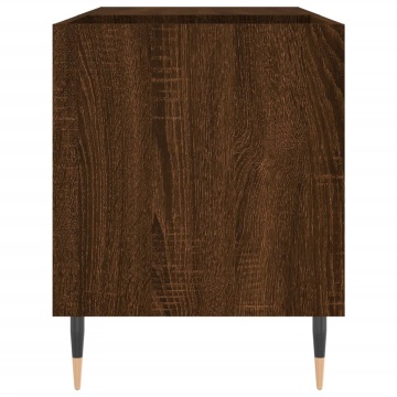 Dulap pentru discuri stejar maro, 85x38x48 cm, lemn prelucrat - Img 8