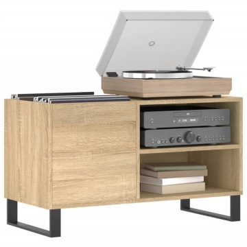 Dulap pentru discuri stejar sonoma 85x38x48 cm lemn prelucrat - Img 3