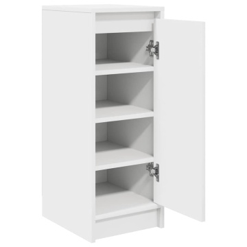 Dulap pentru încălțăminte alb 29,5x34x76 cm lemn prelucrat - Img 8
