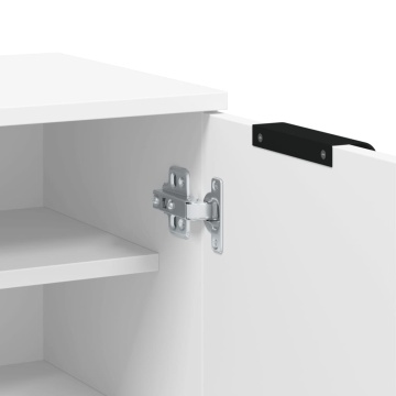 Dulap pentru încălțăminte alb 59x35x100 cm lemn prelucrat - Img 7