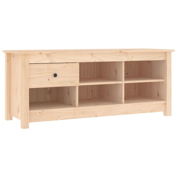 Dulap pentru pantofi, 110x38x45,5 cm, lemn masiv de pin - Img 2