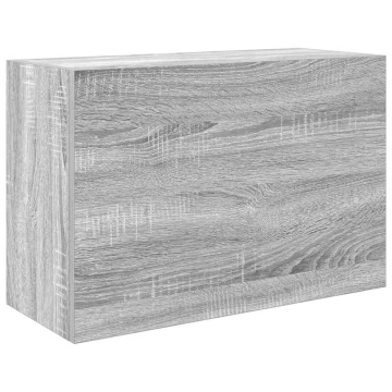 Dulap perete baie, gri sonoma, 60x25x40 cm, lemn prelucrat - Img 2