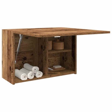 Dulap perete de baie, lemn vechi, 60x25x40 cm, lemn prelucrat - Img 4