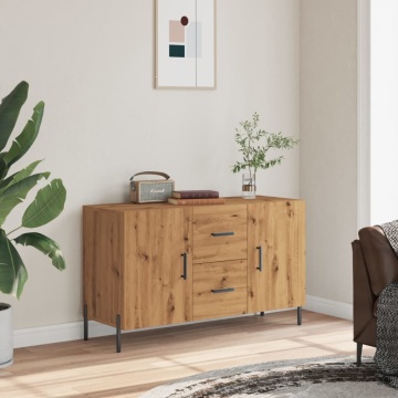 Dulap, stejar artizanal, 100x36x60 cm, lemn prelucrat - Img 3