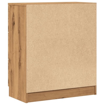 Dulap, stejar artizanal, 60x30x70 cm, lemn prelucrat - Img 5