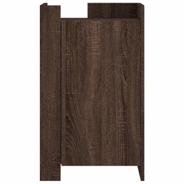 Dulap, stejar maro, 45x35x75 cm, lemn prelucrat - Img 4