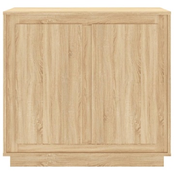 Dulap, stejar sonoma, 80x34x75 cm, lemn prelucrat - Img 8