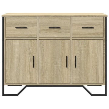 Dulap, stejar sonoma, 97x32,5x74,5 cm, lemn prelucrat - Img 4