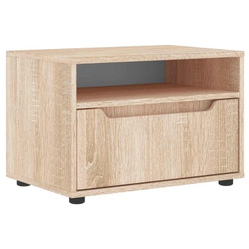 Dulap TV „VISNES” Stejar Sonoma 60x40x38 cm lemn prelucrat - Img 2