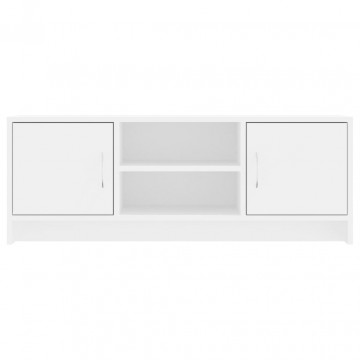 Dulap TV, alb, 102x30x37,5 cm, lemn compozit - Img 8