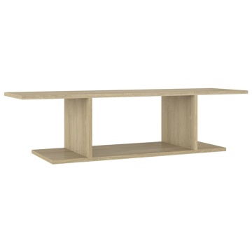 Dulap TV montaj pe perete, stejar sonoma, 103x30x26,5 cm - Img 2