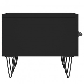 Dulap TV, negru, 150x36x30 cm, lemn prelucrat - Img 6