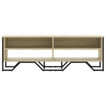 Dulap TV, stejar sonoma, 122x34x41 cm, lemn prelucrat - Img 4