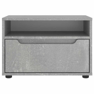 Dulap TV VISNES Beton Gri 60x40x38 cm Lemn prelucrat - Img 8