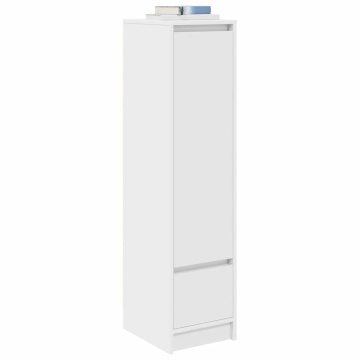 Dulapul alb 29,5x34x119,5 cm Lemn prelucrat - Img 4