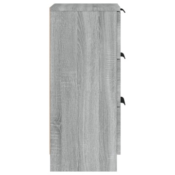 Dulapuri, 2 buc., gri sonoma, 30x30x70 cm, lemn prelucrat - Img 7