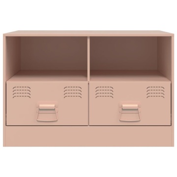 Dulapuri TV 2 buc Roz 67x39x44 cm Otel - Img 8