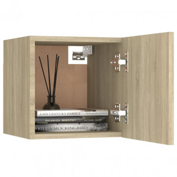 Dulapuri TV montaj pe perete 2 buc. stejar sonoma 30,5x30x30 cm - Img 6