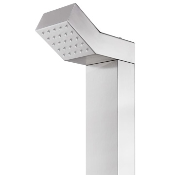 Duș pentru grădină, 220 cm, oțel inoxidabil - Img 5