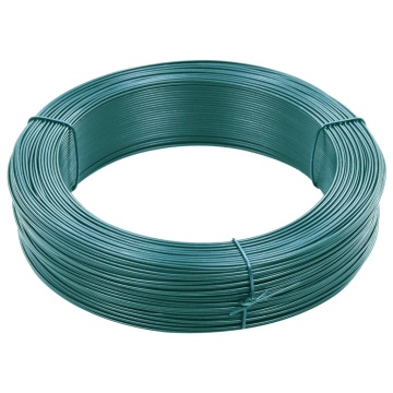 Fir tensionare pentru gard 250 m 0,9/1,4 mm verde închis, oțel - Img 1