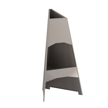 Focar Pyramid 50x45x95 cm Oțel rezistent la intemperii - Img 4