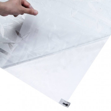 Folie fereastră mată, model bambus, 90x500 cm, PVC - Img 5