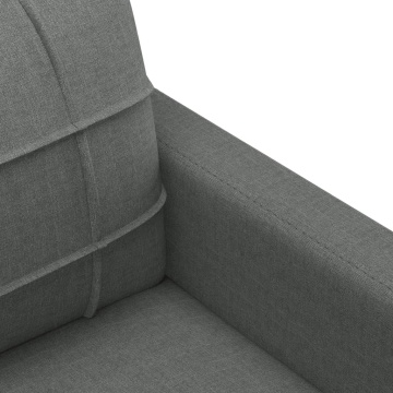 Fotoliu canapea, gri închis, 60 cm, material textil - Img 5