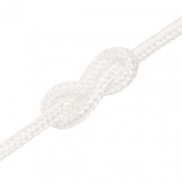 Frânghie de barcă, alb complet, 5 mm, 500 m, polipropilenă - Img 5