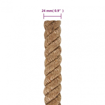 Funie de iută 50 m lungime, 24 mm grosime - Img 5