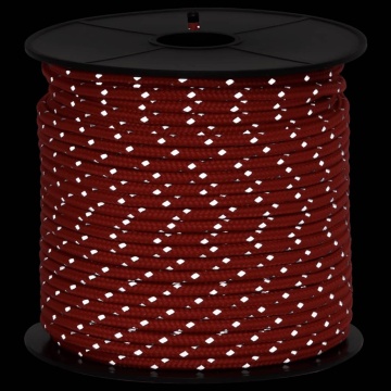 Funie pentru cort cu benzi reflectorizante și chei, 50 m, 4 mm - Img 3