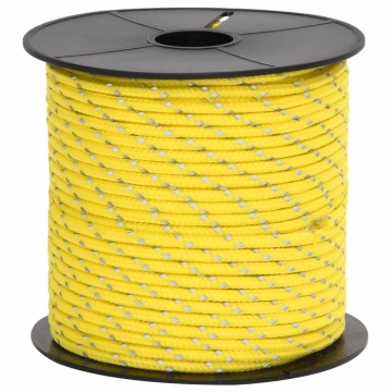 Funie pentru cort cu benzi reflectorizante și chei, 50 m, 4 mm - Img 4