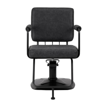 Gabbiano Katania Loft Old Leather scaun de coafura negru - Img 3