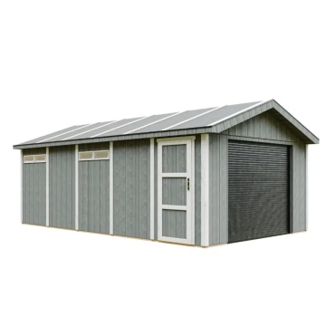 Garaj de calitate premium 21 m² - L378 x L648 cm - Timbela M992B Cavern Steel - Img 1