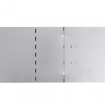 Gard de gazon, 10 buc., 100 x 20 cm, oțel galvanizat - Img 6