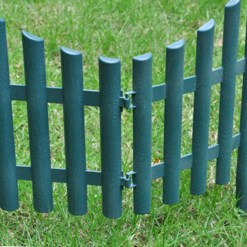 Gard despărțitor de peluză, 17 buc., verde, 10 m - Img 8