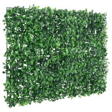 Gard din frunze de arbust artificiale, 6 buc., verde, 40x60 cm - Img 3
