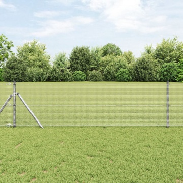 Gard din sârmă sudată 0.8x10 m Oțel galvanizat - Img 1