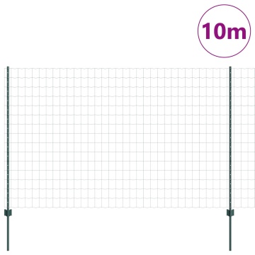 Gard Euro cu 5 posturi în U Verde 1.6x10 m Oțel - Img 3