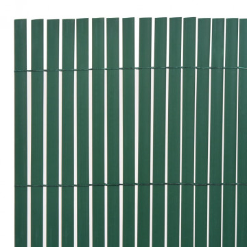 Gard pentru grădină cu 2 fețe, verde, 110x300 cm - Img 4