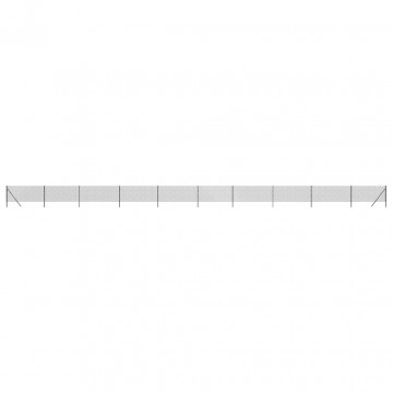 Gard plasă de sârmă, antracit, 0,8x25 m - Img 2