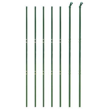 Gard plasă de sârmă, verde, 2,2x10 m, oțel galvanizat - Img 3
