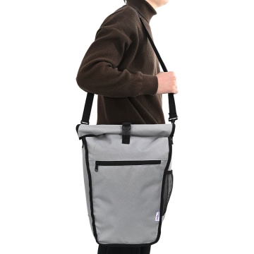 Geanta pentru bicicletă pentru suportul de bicicletă de 20L Gri 34x16x59 cm - Img 3