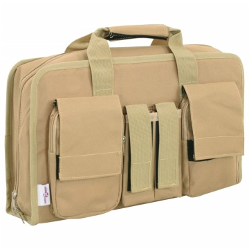 Geantă pentru pistol, kaki, 40x24x10 cm, țesătură Oxford - Img 1