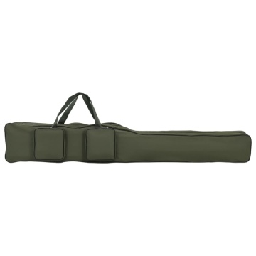 Geantă pentru undiță, verde închis, 160 cm, țesătură oxford - Img 1