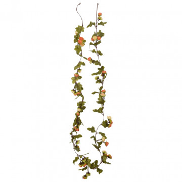 Ghirlande de flori artificiale 6 buc. roșu apus de soare 215 cm - Img 3
