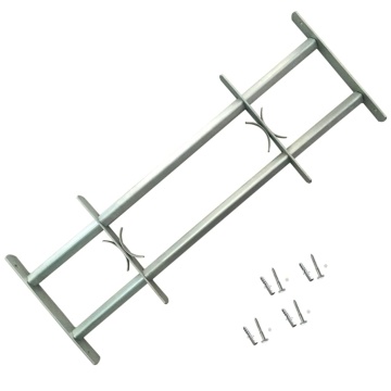 Grilaj de siguranță pentru ferestre cu 2 bare transversale 1000-1500mm - Img 1