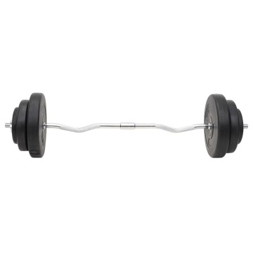 Haltă și gantere cu plăci de greutate, 60 kg - Img 4